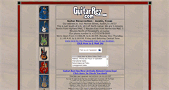 Desktop Screenshot of guitarresurrection.com